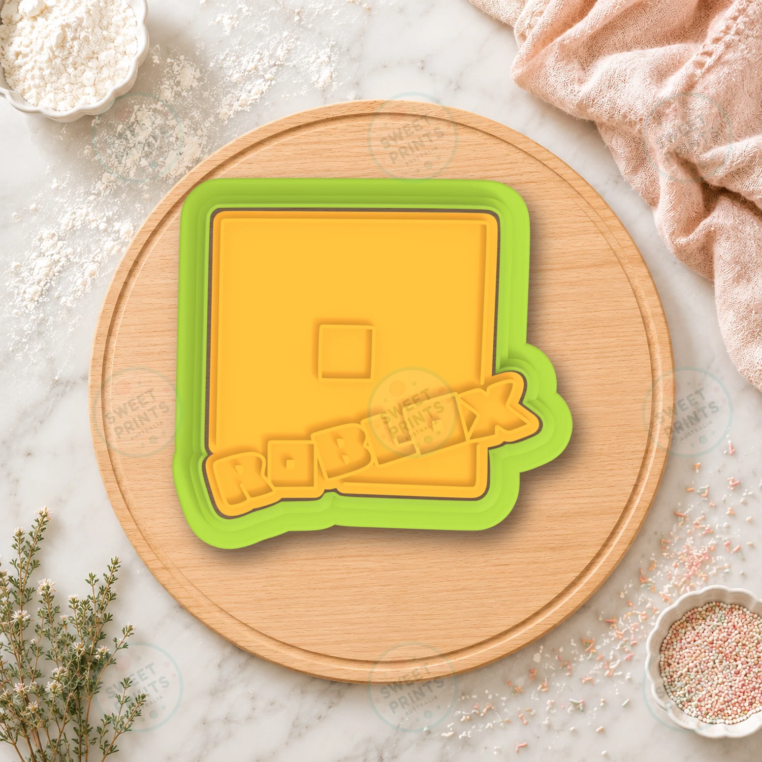 Roblox Block Logo Cookie Cutter & Stamp cookie cutter