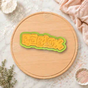 Roblox Text Logo Cookie Cutter & Stamp