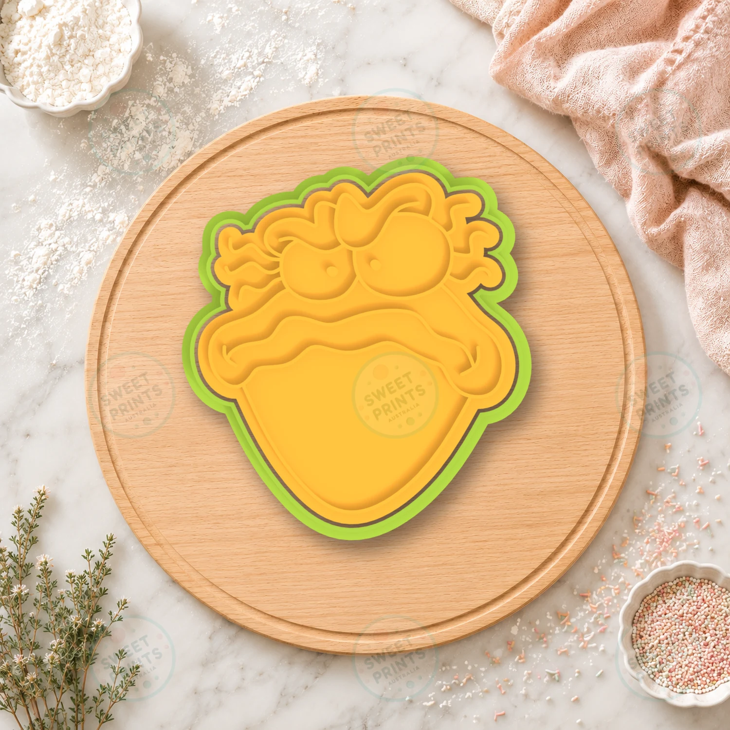 Heffer Cookie Cutter & Stamp cookie cutter