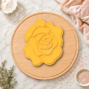 Rose Flower 1 Cookie Stamp