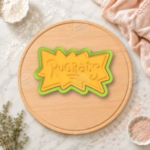 Rugrats Logo Cookie Cutter & Stamp