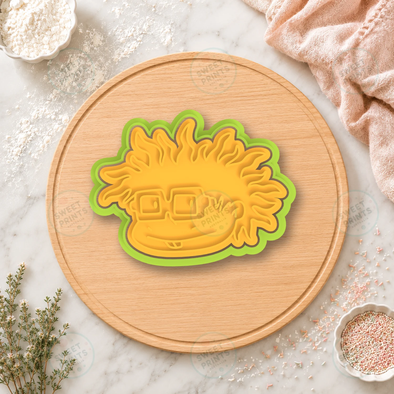 Chuckie Finster Cookie Cutter & Stamp cookie cutter