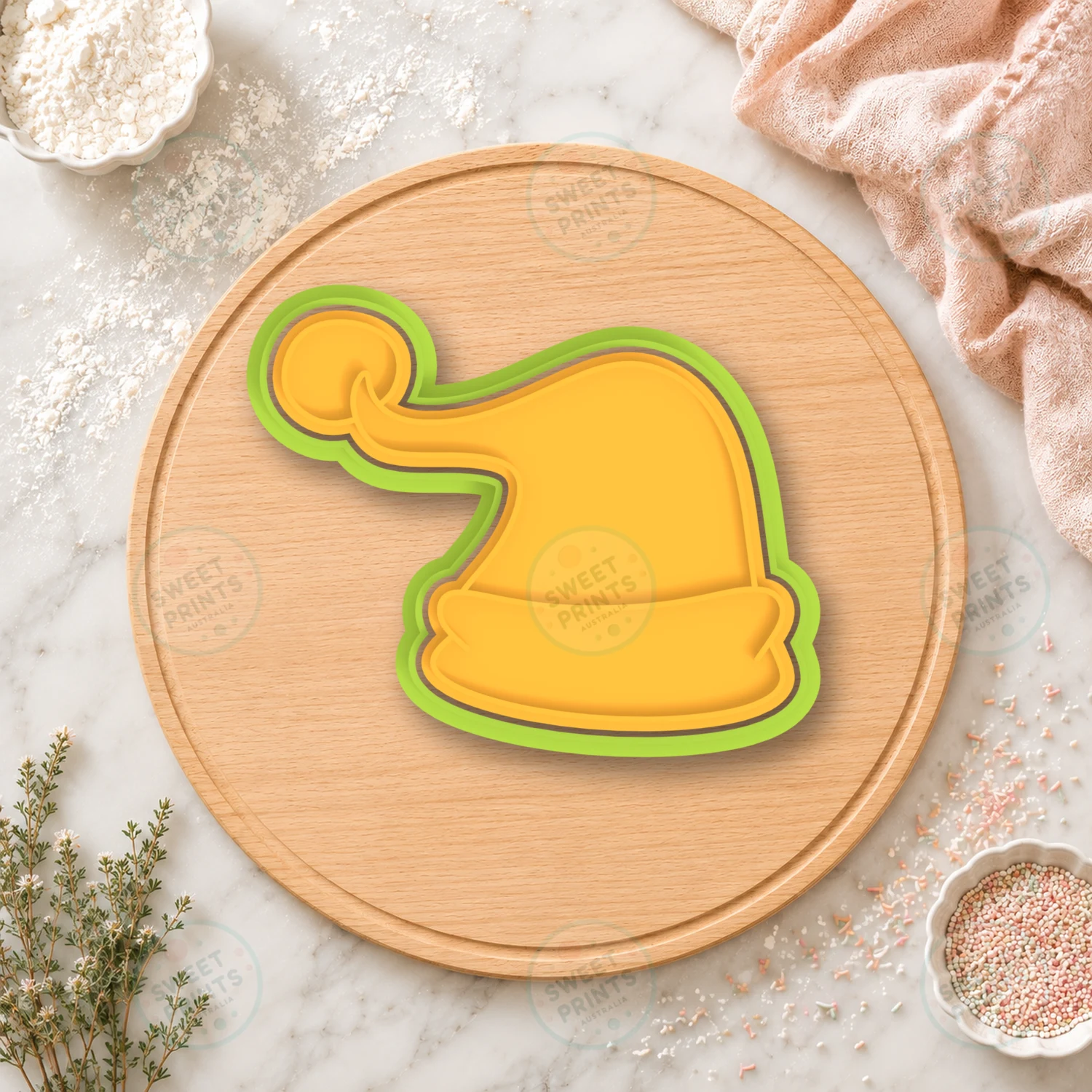 Santa Hat 8 Cookie Cutter & Stamp cookie cutter