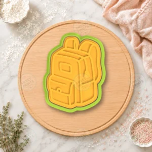 School Backpack Cookie Cutter & Stamp