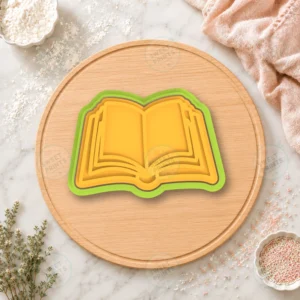 Open Book Cookie Cutter & Stamp