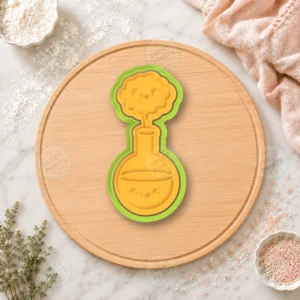 Chemistry Flask Cookie Cutter & Stamp