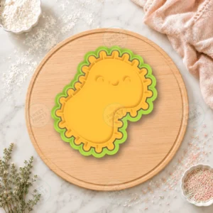 Bacteria Germ Cookie Cutter & Stamp