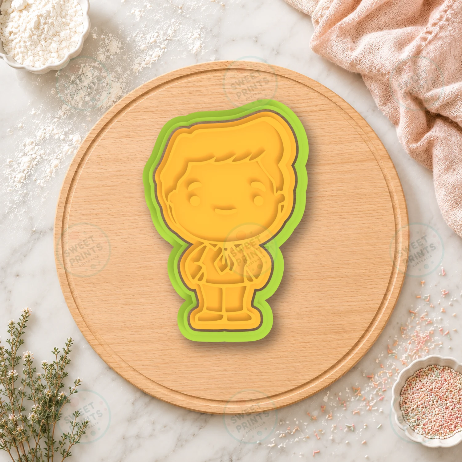 Chibi Fred Cookie Cutter & Stamp cookie cutter