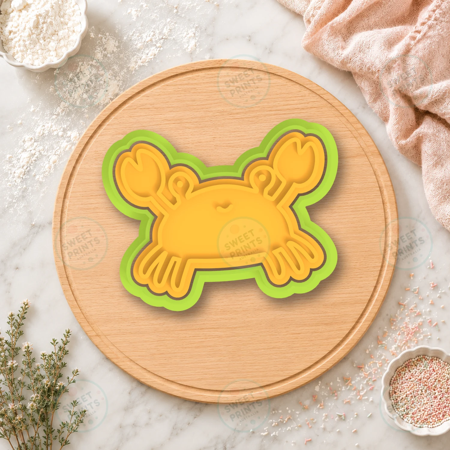 Crab Cookie Cutter & Stamp cookie cutter