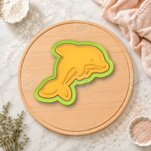 Dolphin 2 Cookie Cutter & Stamp