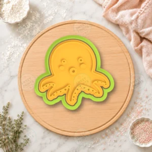 Octopus Cookie Cutter & Stamp