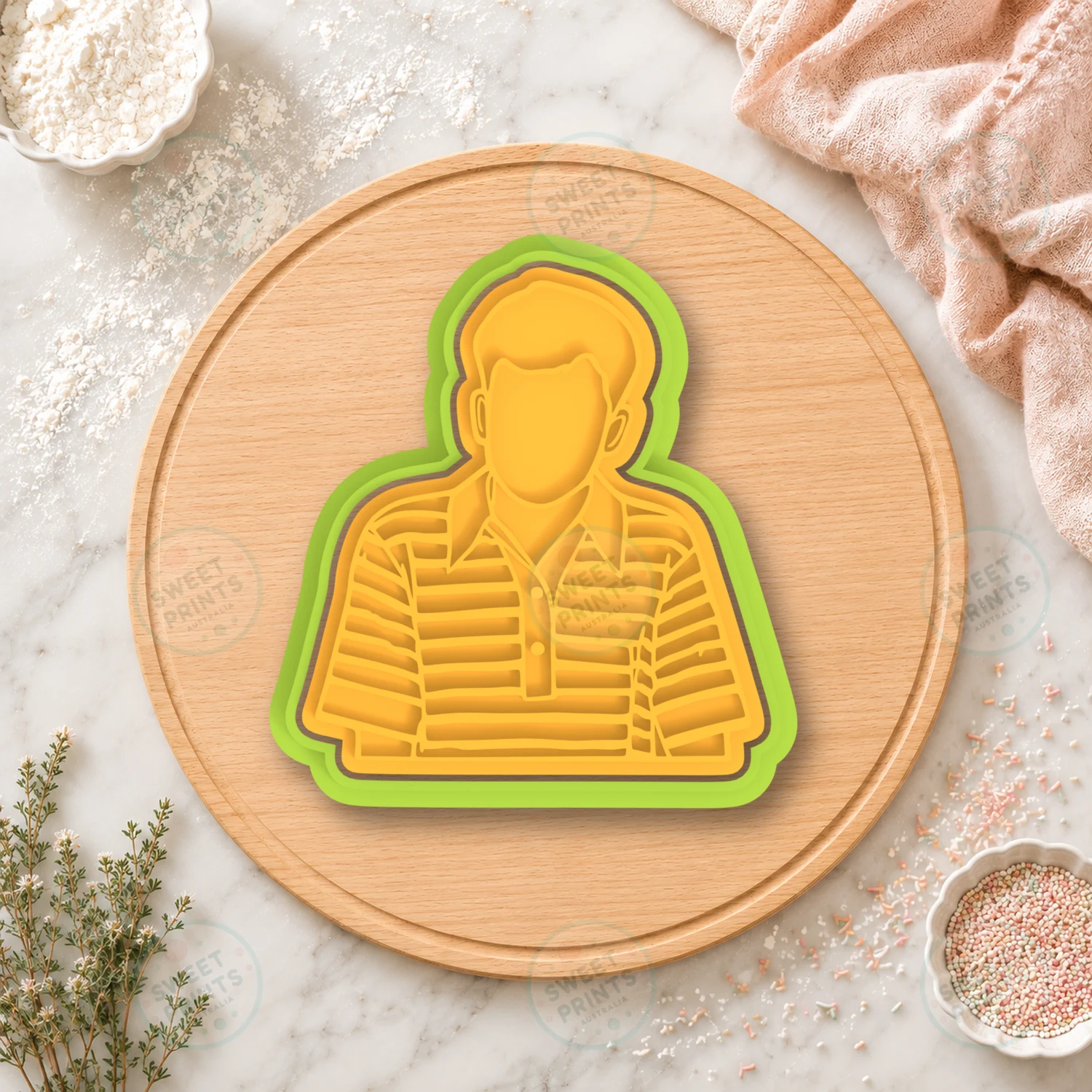Otis Cookie Cutter & Stamp cookie cutter
