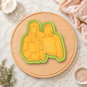 Otis and Eric Cookie Cutter & Stamp