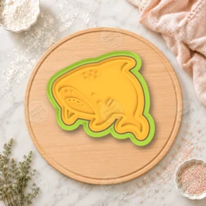 Shark Top View Cookie Cutter & Stamp