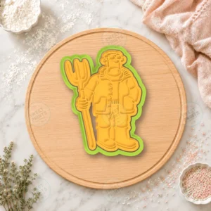 The Farmer Cookie Cutter & Stamp