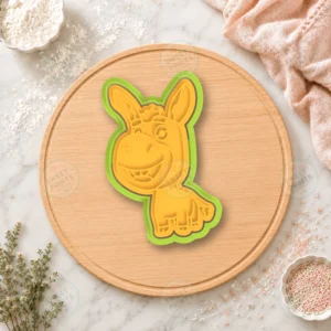 Donkey Cookie Cutter & Stamp