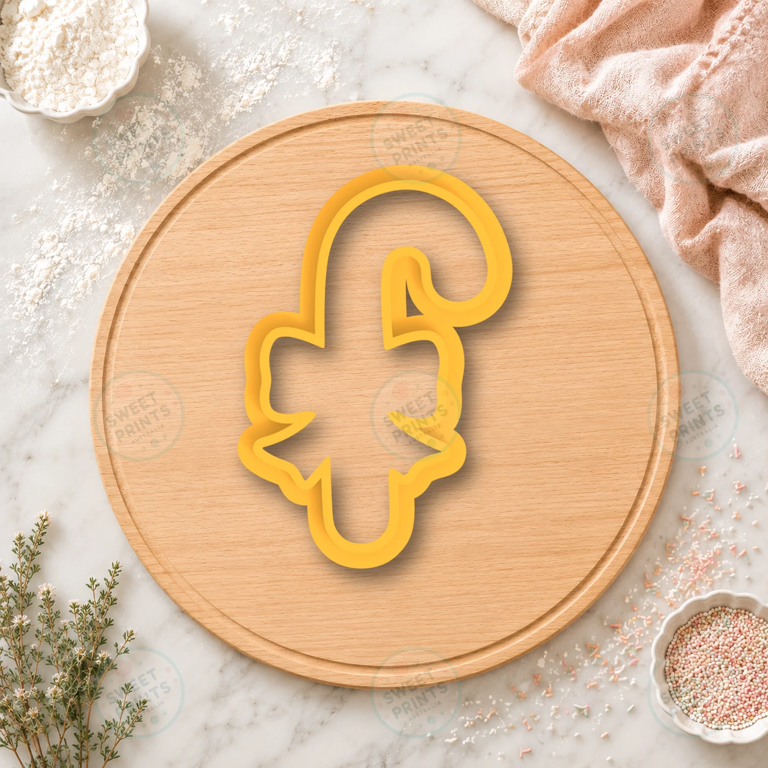 Candy Cane Cookie Stamp cookie cutter