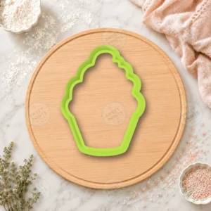 Christmas Cupcake Cookie Cutter