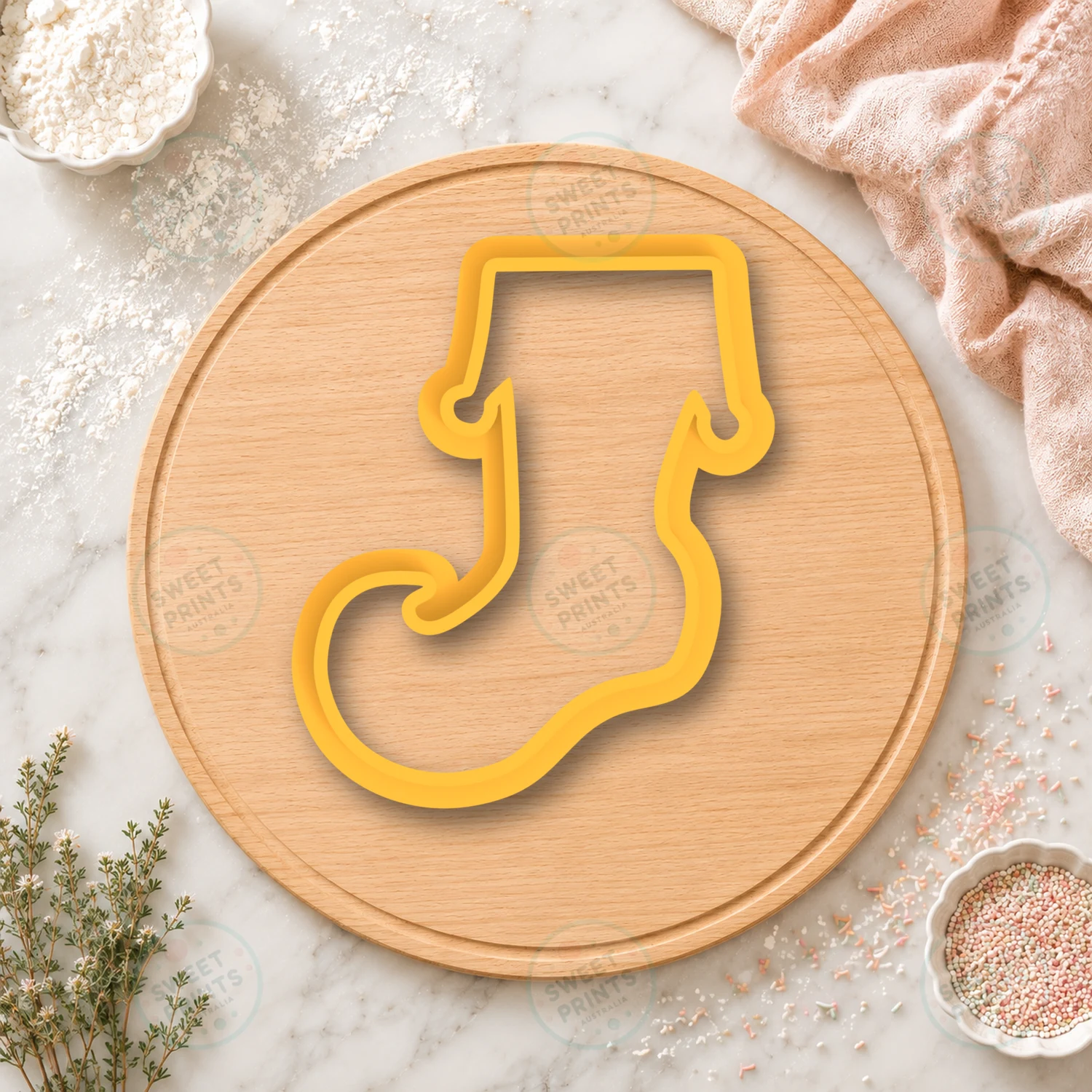 Christmas Stocking 1 Cookie Stamp cookie cutter