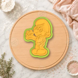 Brainy Smurf Cookie Cutter & Stamp