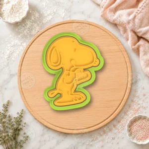 Snoopy And Woodstock Heart Cookie Cutter & Stamp