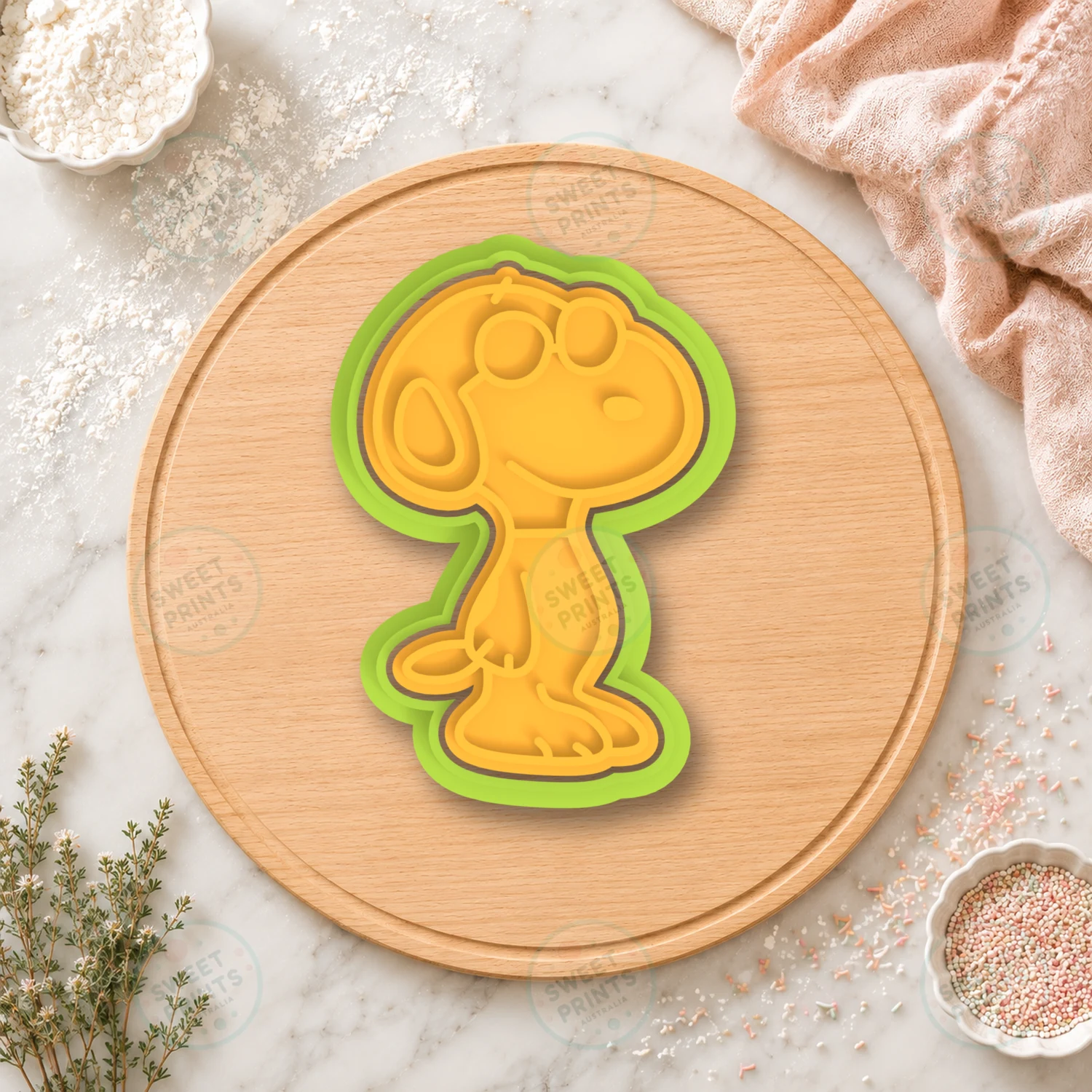 Snoopy Joe Cool Cookie Cutter & Stamp cookie cutter