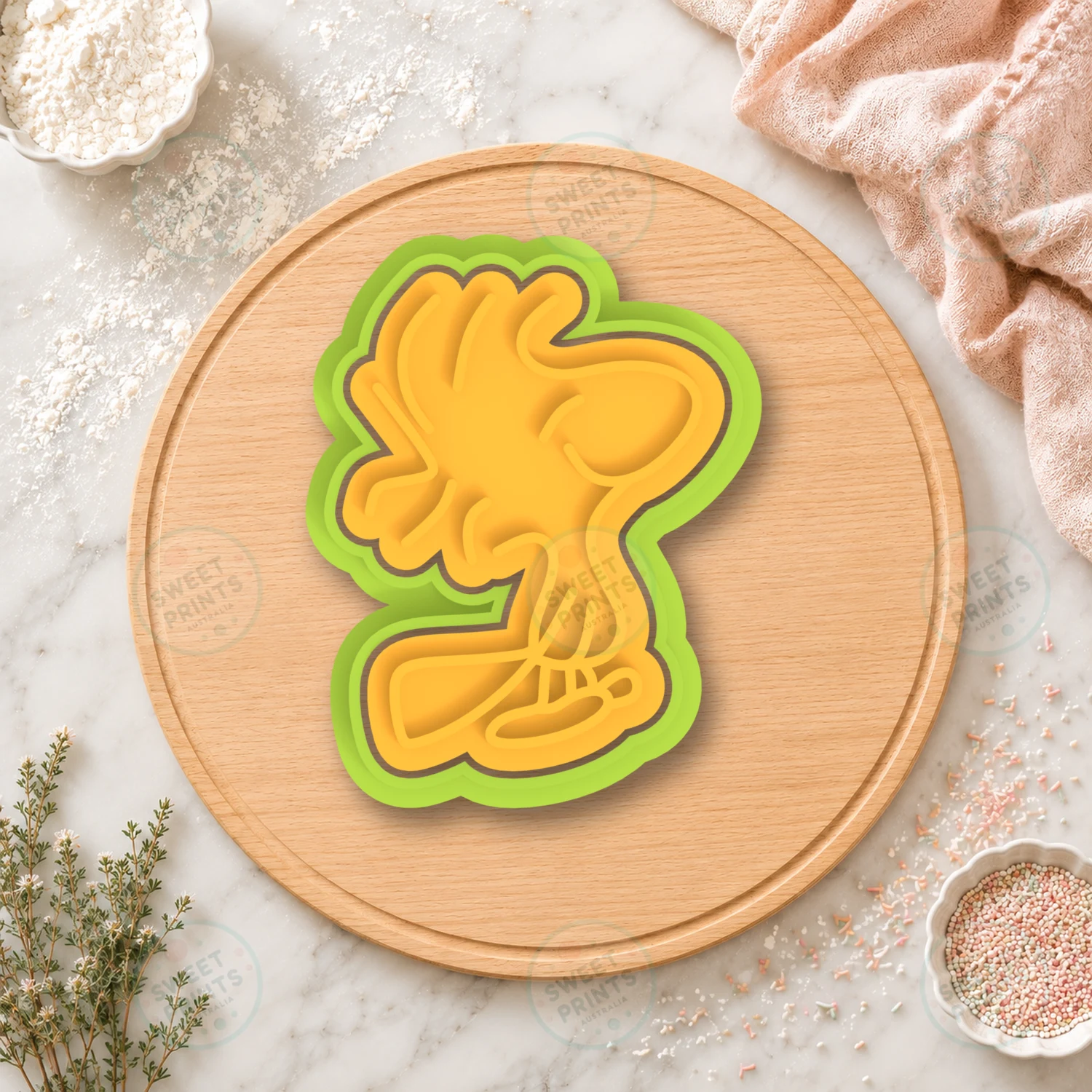 Woodstock Cookie Cutter & Stamp cookie cutter
