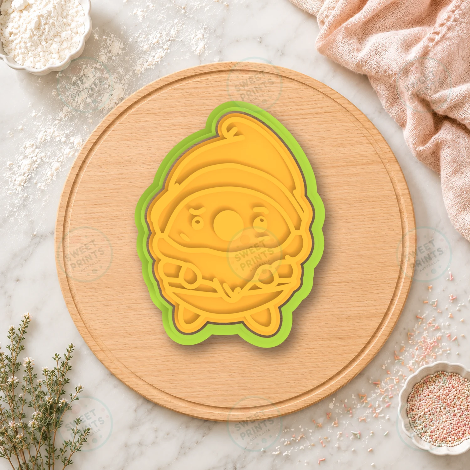 Dwarf Face 1 Cookie Cutter & Stamp cookie cutter
