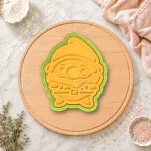 Dwarf Face 3 Cookie Cutter & Stamp