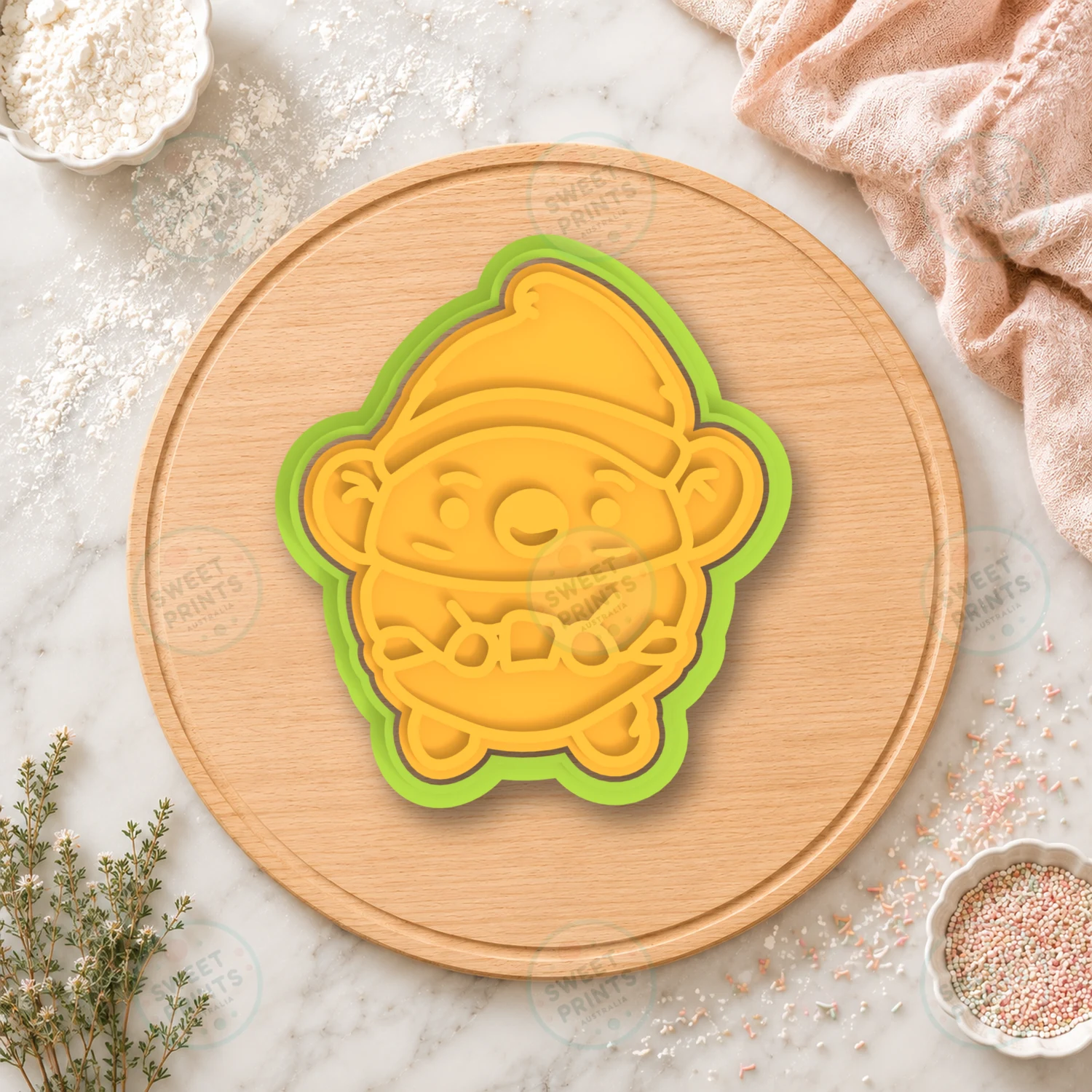 Dwarf Face 5 Cookie Cutter & Stamp cookie cutter
