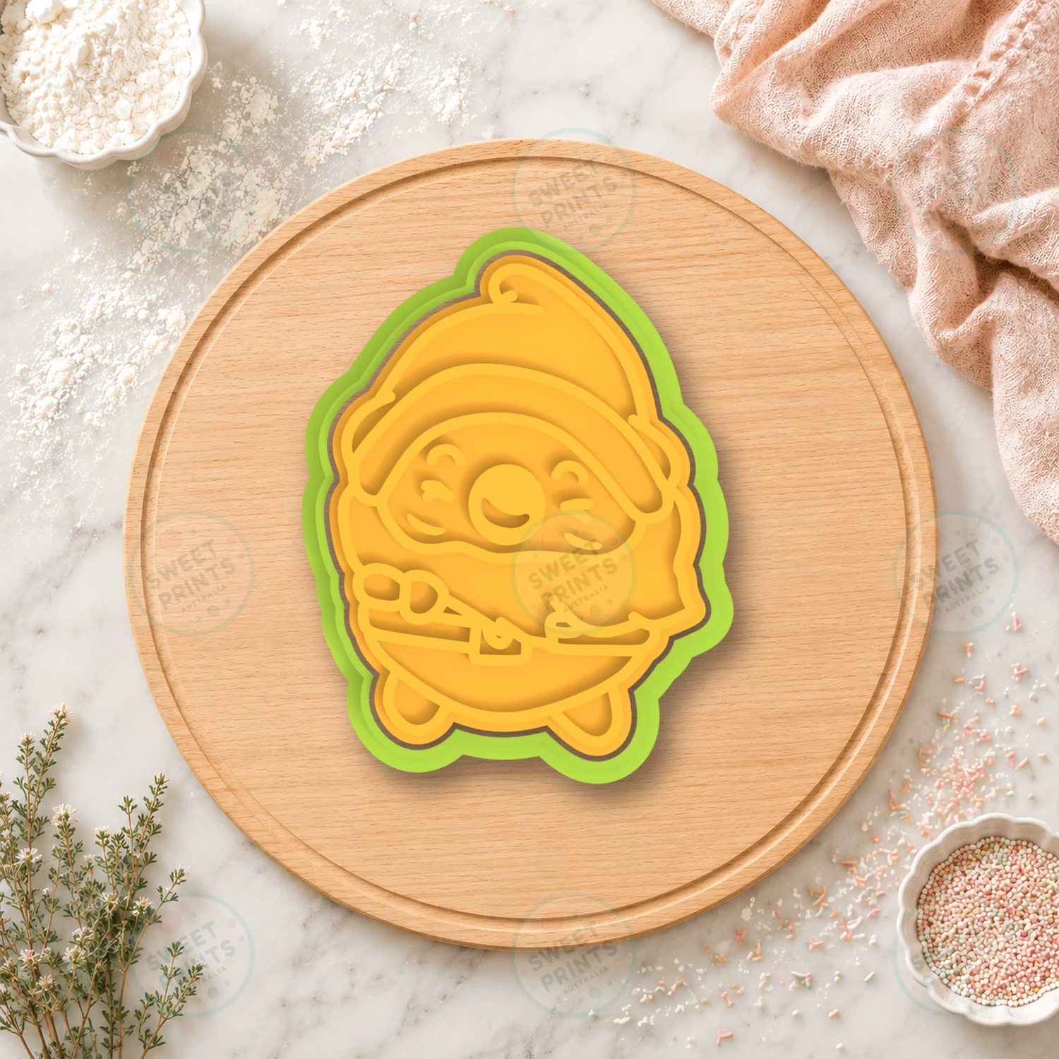 Dwarf Face 6 Cookie Cutter & Stamp cookie cutter