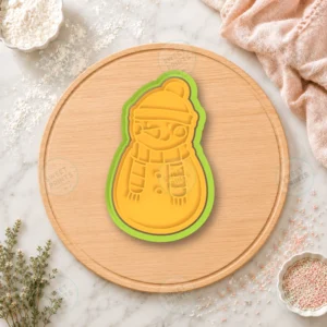 Snowman Knit Hat Cookie Cutter & Stamp
