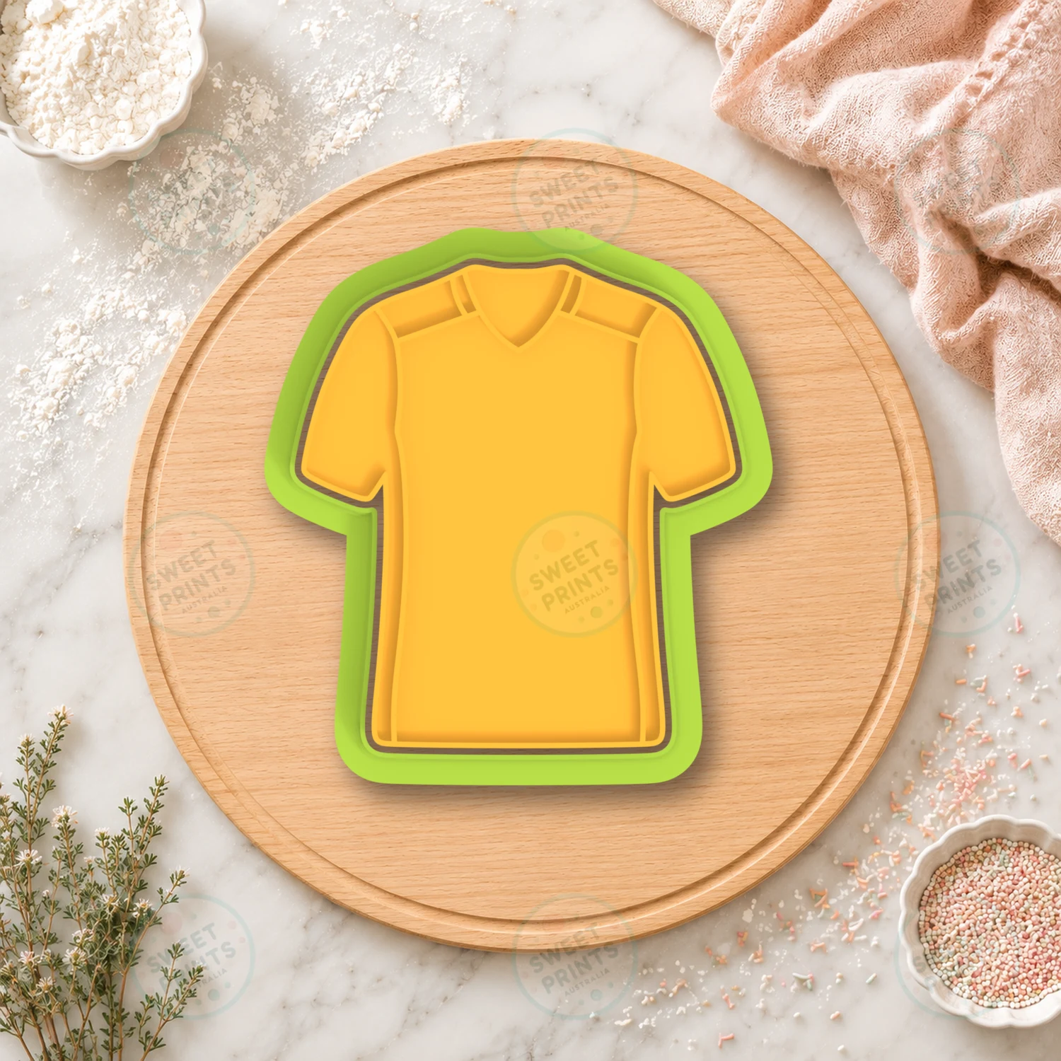 Soccer Jersey Cookie Cutter & Stamp cookie cutter