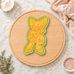 Rouge The Bat 2 Cookie Cutter & Stamp