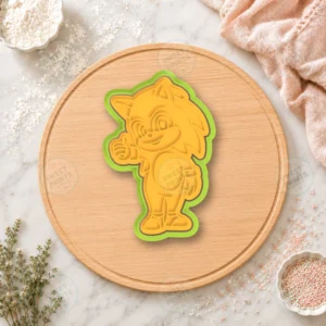 Sonic Thumbs Up Cookie Cutter & Stamp