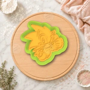 Sonic Head Profile 2 Cookie Cutter & Stamp