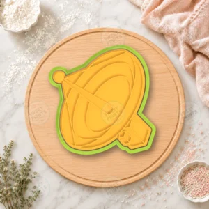 Satellite Dish Cookie Cutter & Stamp