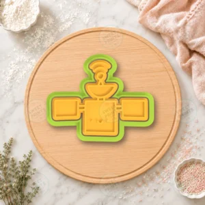 Cute Satellite Cookie Cutter & Stamp