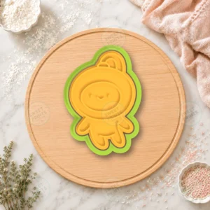 Cute Alien Astronaut Cookie Cutter & Stamp