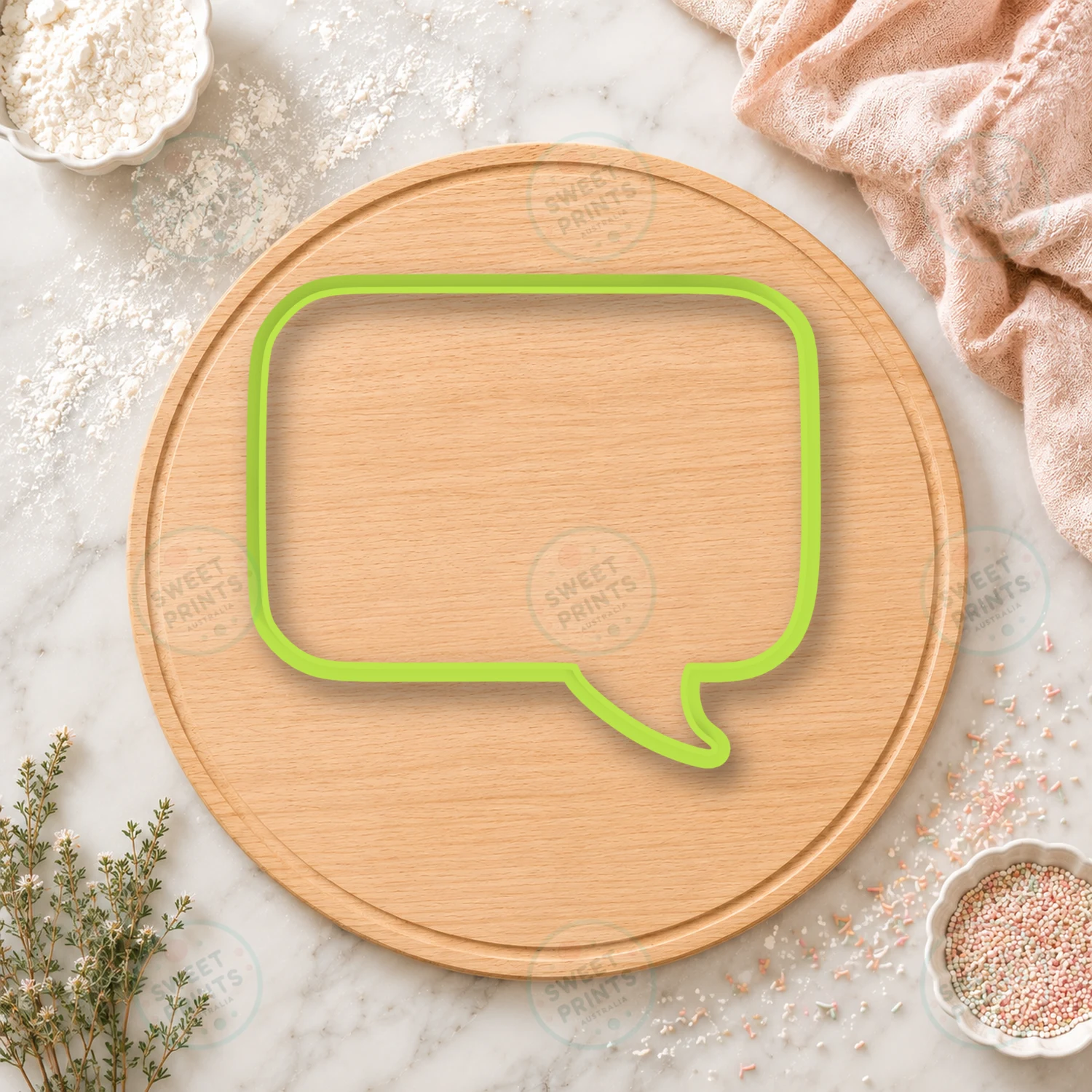 Speech Bubbles 5 Cookie Cutter cookie cutter