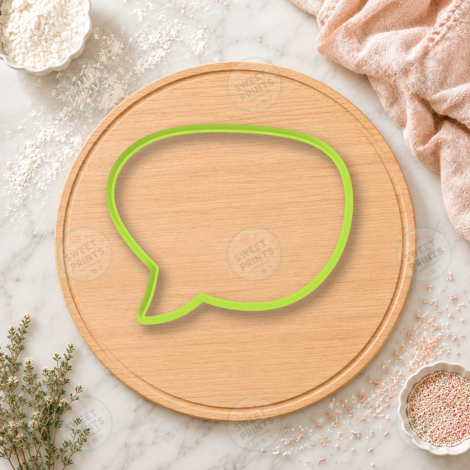 Speech Bubbles 6 Cookie Cutter cookie cutter