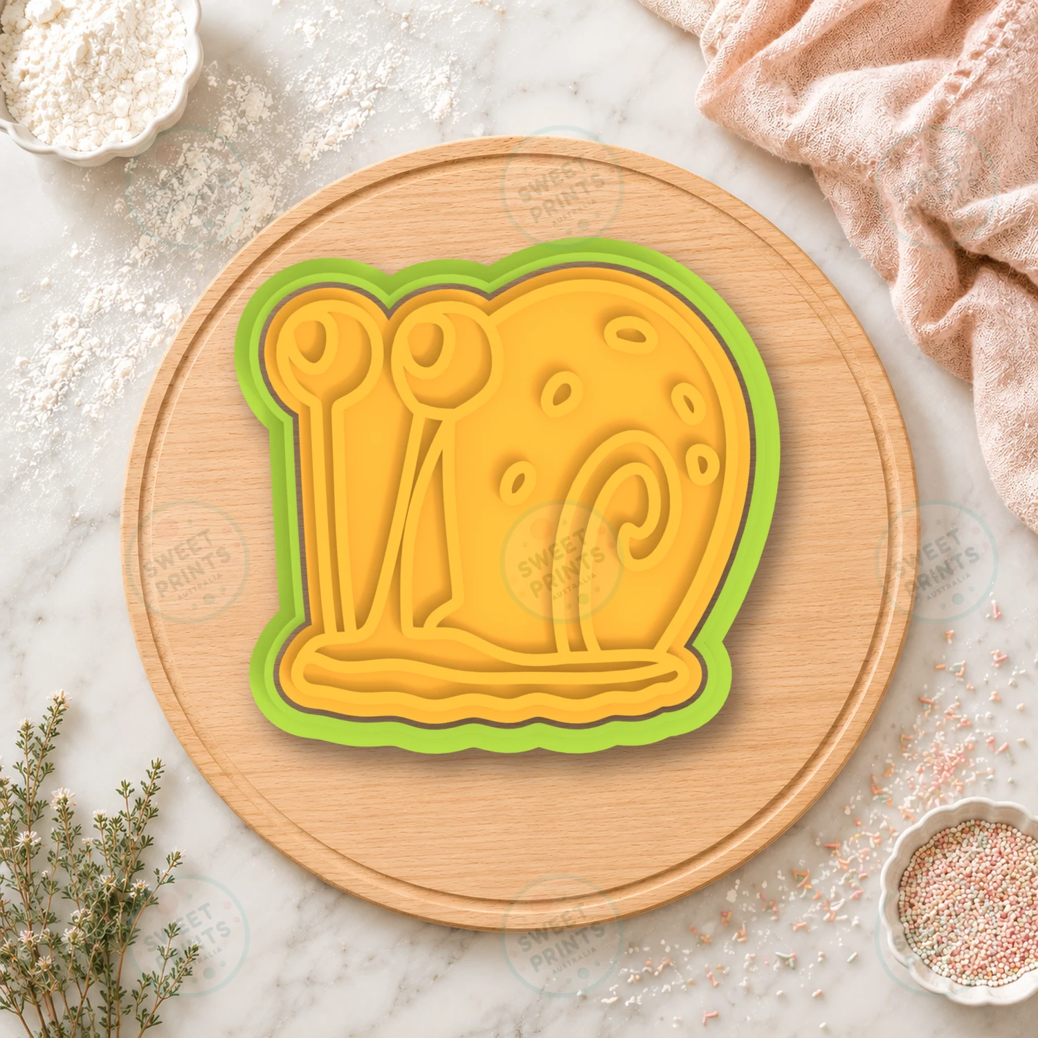 Squidward Tentacles 2 Cookie Cutter & Stamp cookie cutter