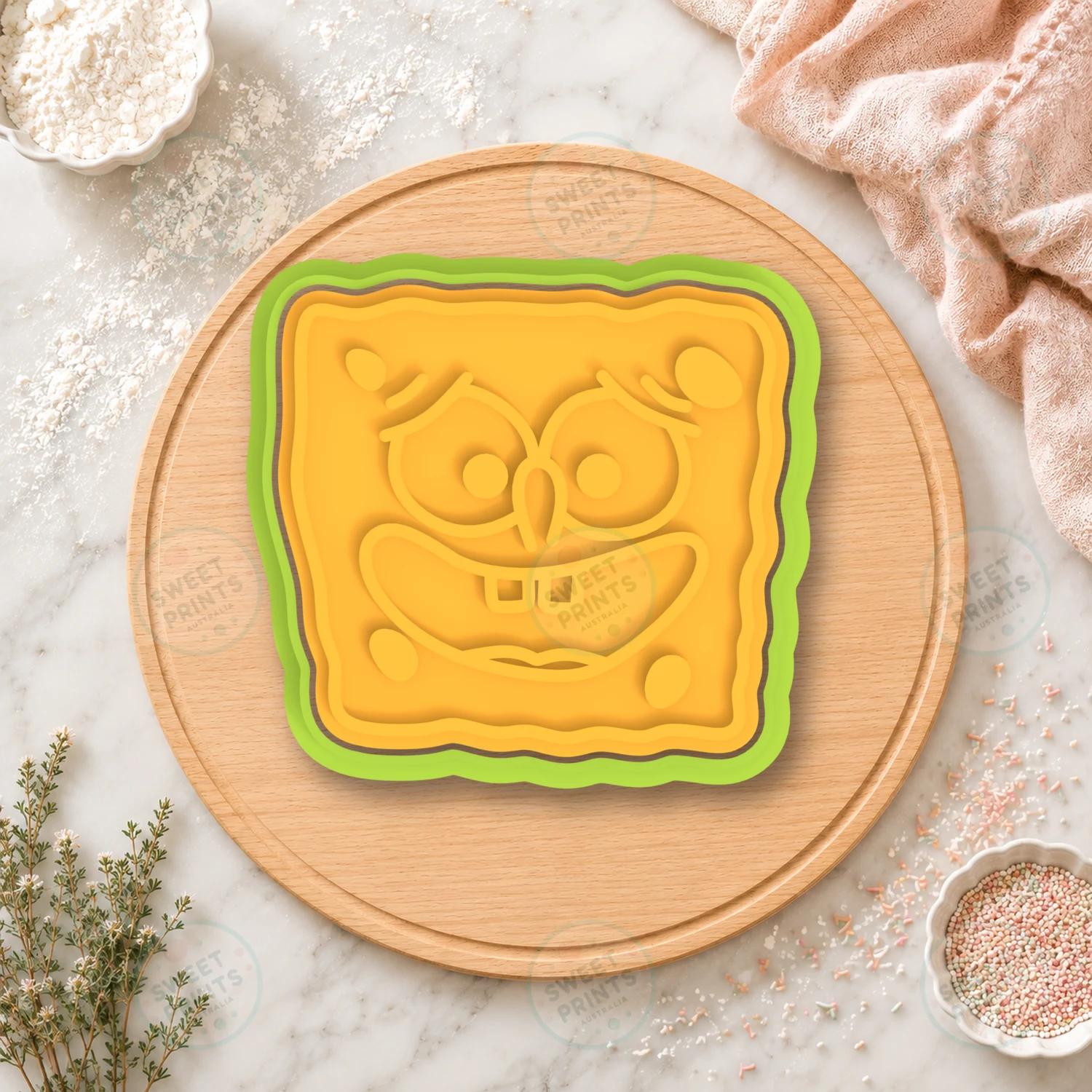 Spongebob Squarepants 08 Cookie Cutter & Stamp cookie cutter