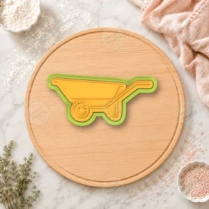 Wheelbarrow Cookie Cutter & Stamp