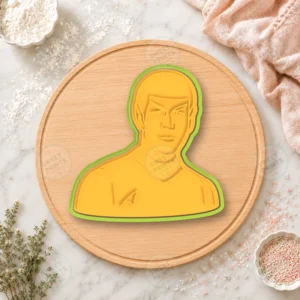 Spock 1 Cookie Cutter & Stamp