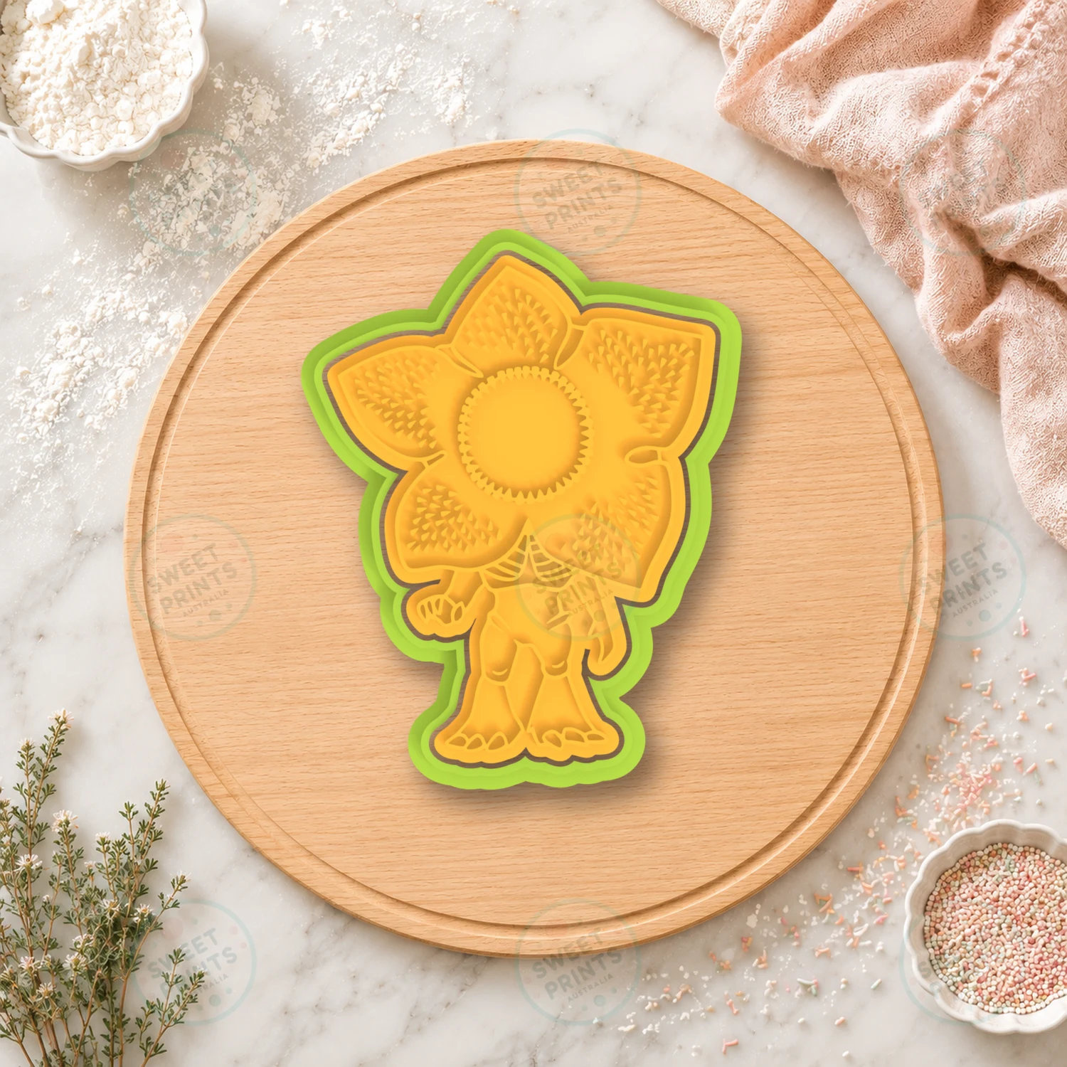 Demogorgon 1 Cookie Cutter & Stamp cookie cutter