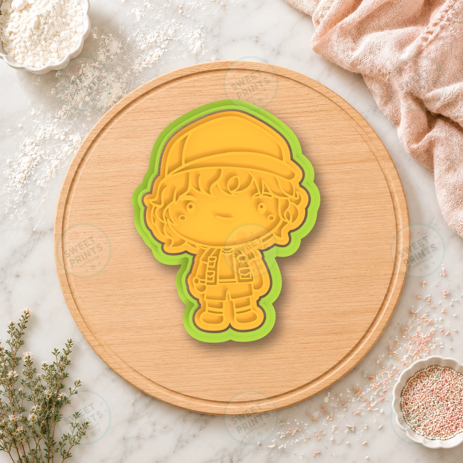 Dustin Henderson 2 Cookie Cutter & Stamp cookie cutter