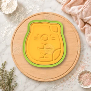 Kawaii Cat Cookie Cutter & Stamp
