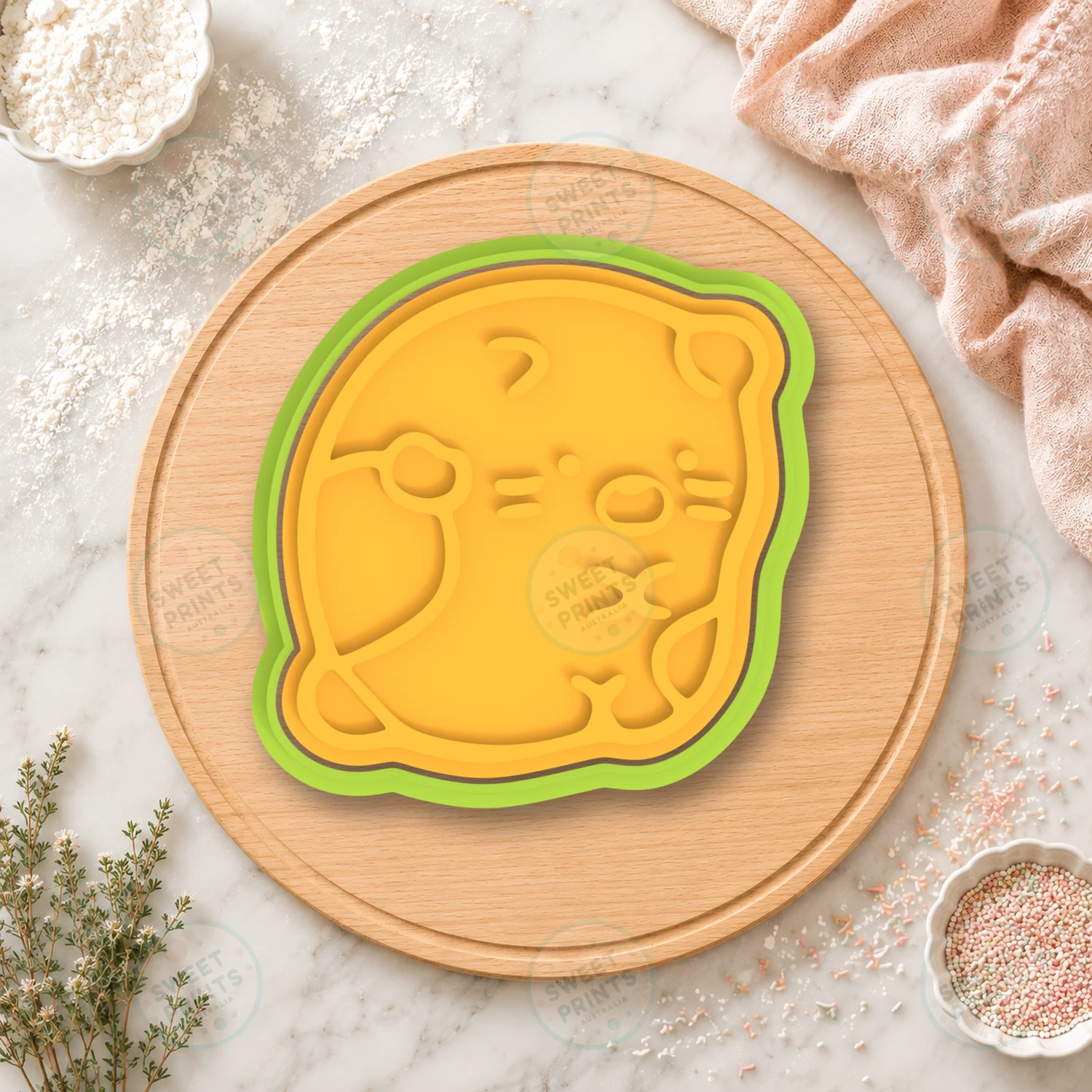 Kawaii Hamster Cookie Cutter & Stamp cookie cutter