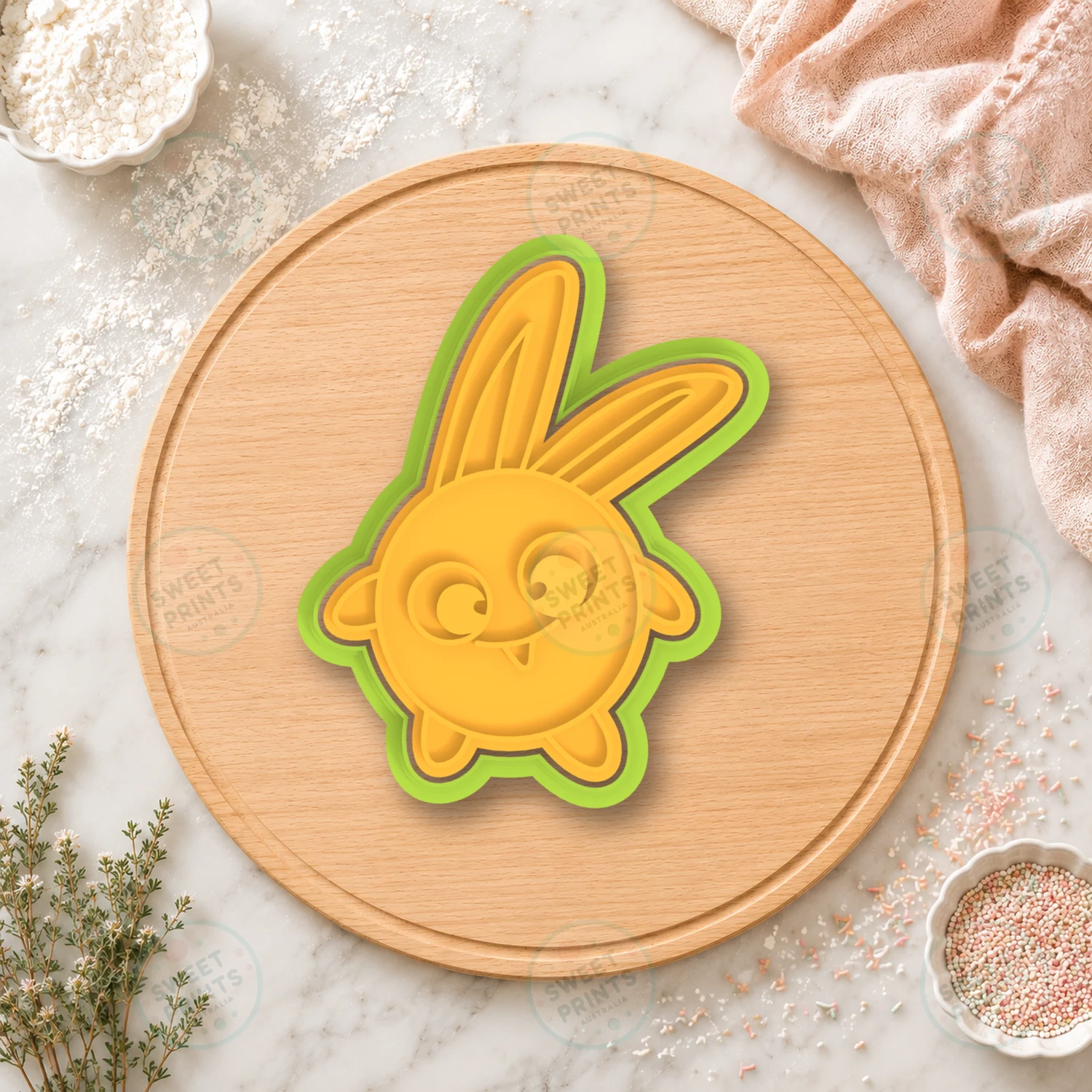 Sunny Bunnies 1 Cookie Cutter & Stamp cookie cutter